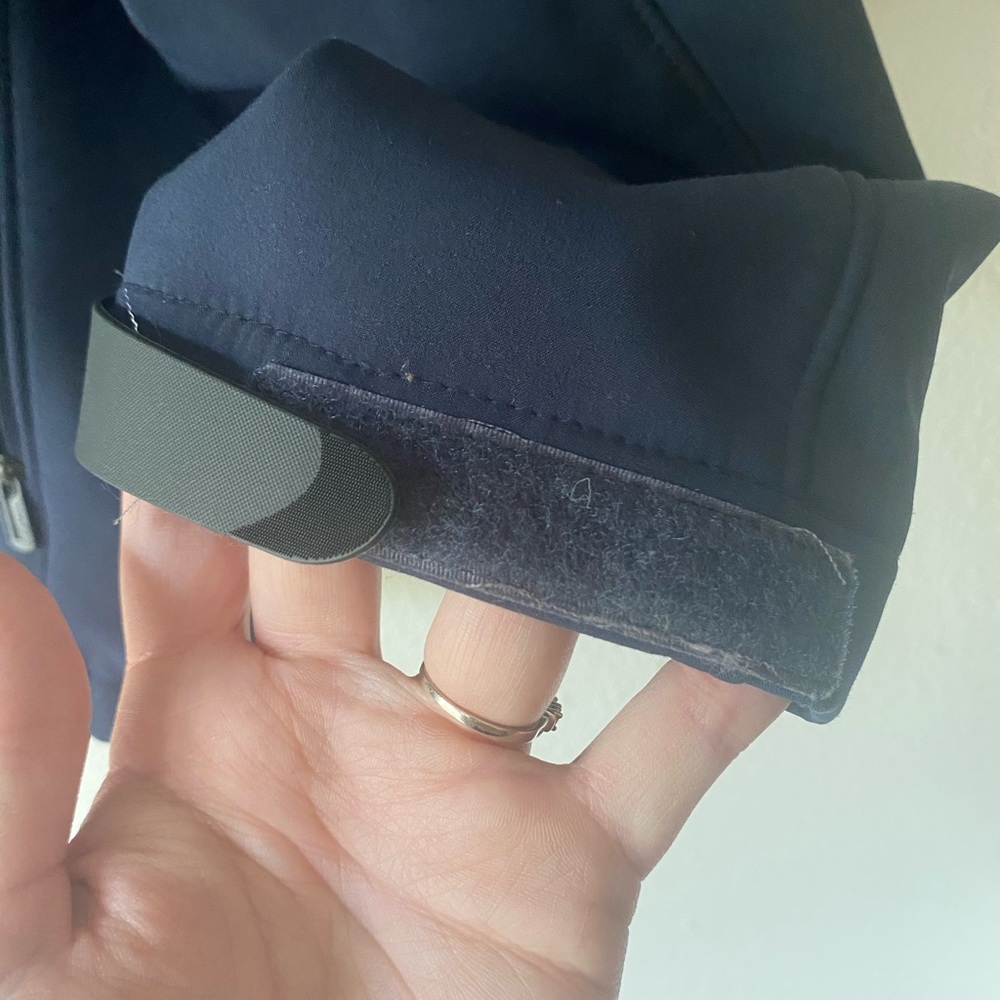 Tumi T Tech Softshell Jacket Blue Zip Front - image 5